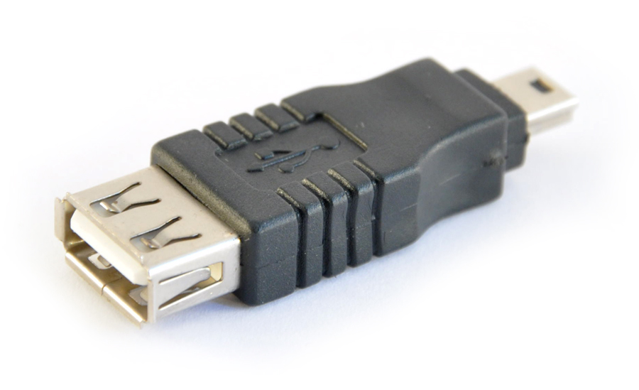 Adapter USB A hona - 5-pol Mini hane