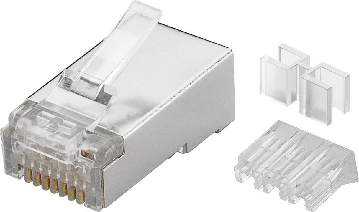 Goobay RJ45 plug, CAT 6a STP Skärmad