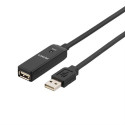 USB 2.0 aktiv kabel hona/hane 10 m