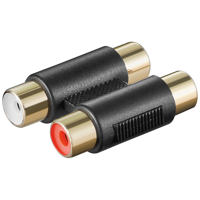 Adapter 2xRCA-hona - 2xRCA-hona